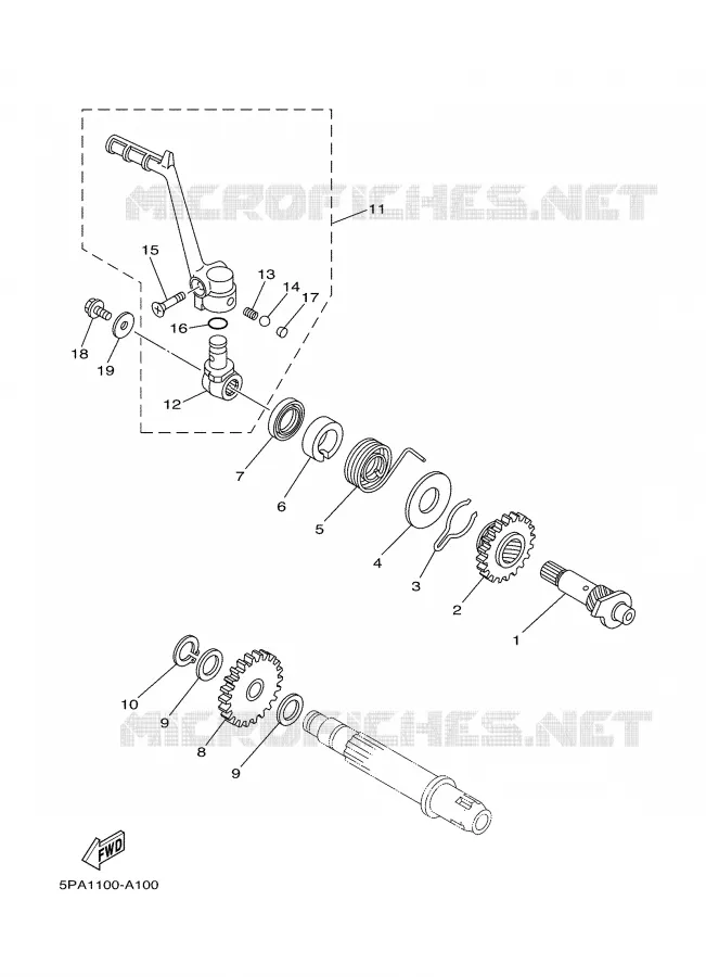 STARTER MOTOR Yamaha MOTO 85 2005 YZ  YZ85T