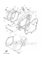 COVER   ENGINE 1 for Yamaha YZ 2005