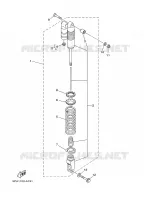 REAR SHOCK ABSORBER for Yamaha YZ 2005