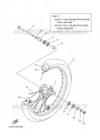 FRONT WHEEL for Yamaha YZ 2005