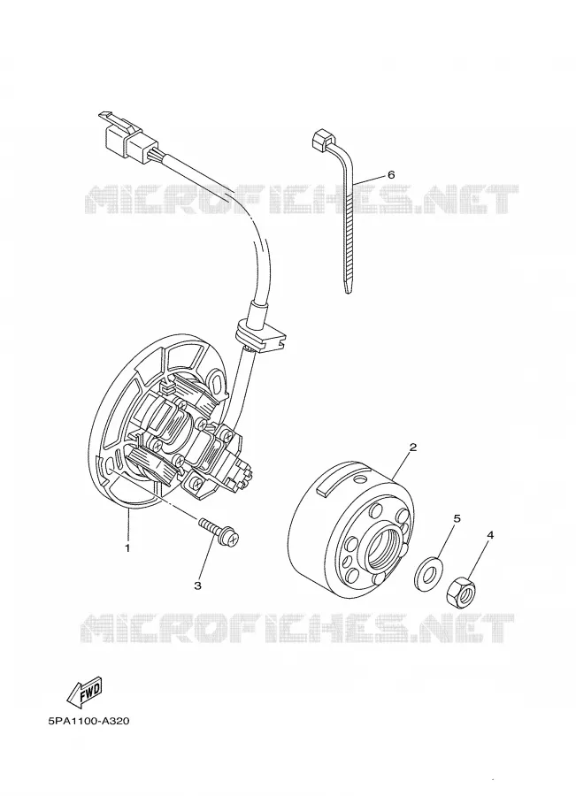 IGNITION Yamaha MOTO 85 2008 YZ  YZ85X